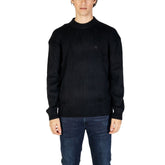 Calvin Klein Jeans Black Cotton Sweater -   -  Calvin Klein Jeans.